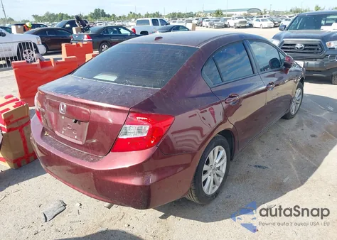 2012 Honda Civic Ex-L из США, поврежденный, VIN 19XFB2F95CE053732